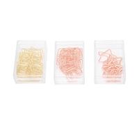 SAXOJONON Paper Clips for Office, Exquisite Appearance Slip Resistant, Portable for School File Classification, Cute Shape for Family Use, 30PCS Multipack