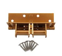 SAXOJONON Self Closing Hinges, Automatic Door Hinge, 90 Degree Positioning, Spring Hinge for Cabinet Door, Furniture, Wood Door, Easy to Install, No Remove Original Hinge