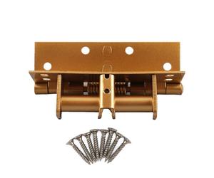 SAXOJONON Self Closing Hinges, Automatic Door Hinge, 90 Degree Positioning, Spring Hinge for Cabinet Door, Furniture, Wood Door, Easy to Install, No Remove Original Hinge