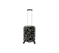 Saxoline Cabin Luggage Suitcase/Suitcase/Trolley - 55 cm (Small) - Golden Age Print, Gold, Gold