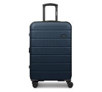 Saxoline Miami 4 wheels Trolley M 65 cm Expandable blue