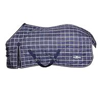 Saxon 1200D Medium Standard Neck Rug - Navy Plaid - Rug Size - 6ft 9