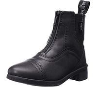 Saxon 2022 Junior Syntovia Zipper Paddock Boots 808.743 - Black Junior Footwear - 10