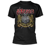 Saxon '40 Years' (Black) T-Shirt
