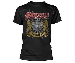 Saxon '40 Years' (Black) T-Shirt (x-Large)