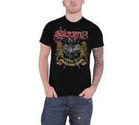 SAXON - 40 YEARS BLACK T-Shirt Large