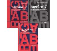 Saxon Algebra 2 Kit and Solutions Manual 3rd Ed.