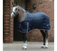 Saxon Channel Quilt Stable Standard Neck Medium, Navy/White, 4'6