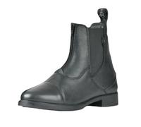 Saxon Childrens/Kids Allyn Leather Zip Paddock Boots / N/A N/A WB1901