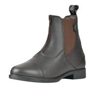 Saxon Childrens/Kids Allyn Leather Zip Paddock Boots / N/A N/A WB1901