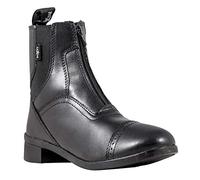 Saxon Childrens/Kids Syntovia Zip Paddock Boots (9 Childs UK) (Black)