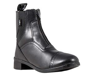 Saxon Childrens/Kids Syntovia Zip Paddock Boots (9 Childs UK) (Black)