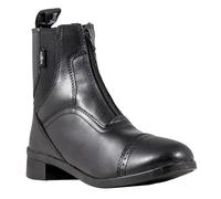 Saxon Childrens/kids Syntovia Zip Paddock Boots Black (2 Uk)