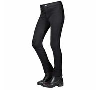 Saxon Jodhpurs Warm Up Cotton – Children's Self Knee Patch – Black Age 7-8 (23" Waist)