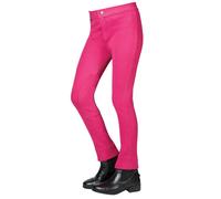 Saxon Warm Up Cotton Childs Jodhpurs Fuchsia Age 11-12 (25" Waist)