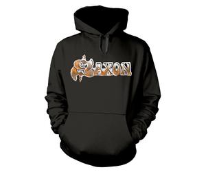 SAXON - CRUSADER BLACK Hooded Sweatshirt Small