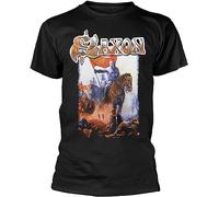 Saxon 'Crusader' (Black) Mens T-Shirt