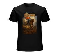 Saxon Crusader Men's Black T-Shirt Unisex Tee Shirt L