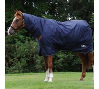Saxon Defiant 600d Combo Neck 200g Rug - Navy/White