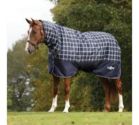 Saxon Defiant 600D Combo Neck Medium Navy Plaid - 5'6