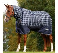 Weatherbeeta Saxon Defiant 600d Combo Neck Heavy Navy and White - 4'0
