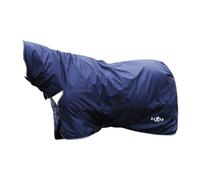 Saxon Defiant Combo Neck Midweight Horse Turnout Rug Navy/white (5 9")
