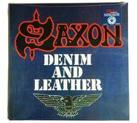 Saxon 'Denim and Leather' Limited Edition Splatter LP Vinyl