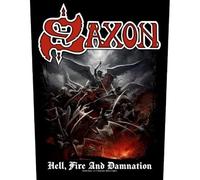 SAXON - HELL, FIRE AND DAMNATION - Back patch - Backpatch - Halle15Clothes