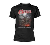 SAXON: HELL FIRE AND DAMNATION - T-shirt (S)