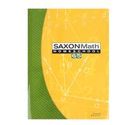 Saxon Math Homeschool 6/5: Homes School Edition (Saxon Math 6/5 Homeschool)