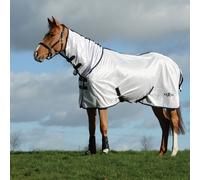 Saxon Mesh Combo Neck White and Navy - 4'6