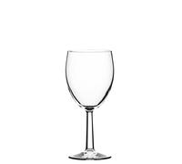 Saxon Modern Wine Glasses 12oz, Pack of 48 Clear Soda Lime Glass for Bar, Hotels