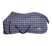 Saxon Standard-Neck Plaid Midweight Horse Stable Rug WB1584