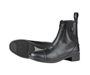 Saxon Syntovia Zip Paddock Boot - Black - Child Size 12