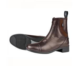 Saxon Syntovia Zip Paddock Boot - Brown - Child Size 11