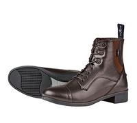 Saxon Paddock Boot Syntovia - Horse Riding, Zip - Brown - Size 8
