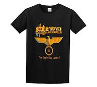 Saxon The Eagle Has Landed Iii Men Adult Short Sleeve Black XL