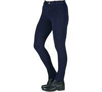 Saxon Warm Up Cotton Jodhpurs II, Navy, Childs 10/24"