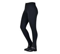 Saxon Warm Up Zip Front Ladies Jodhpurs Black - Size 16/34