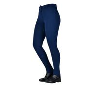Saxon Warm Up Zip Front Jodhpurs, Navy, Ladies 14/32"