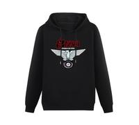 Saxon Wheels Of Steel Men'S Rock Band Hoody Long Sleeve Shirt Size XL