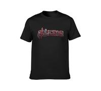 Saxon Wheels of Steel Men's T-Shirt Black Unisex Tee