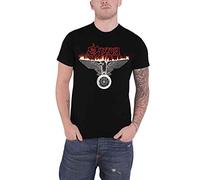 SAXON - WHEELS OF STEEL BLACK T-Shirt Large