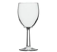 Saxon Wine Glass - 340ml/12oz. Lined and CE stamped at 250ml. 142mm high. Box quantity 48.