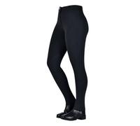 Saxon Women's Warm Up Zip Front Jodhpurs in Black | Size: 10 Saxon Black 10