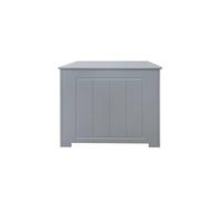 SAXONY Bathroom Storage Unit Slimline Toilet Cabinet Laundry Tidy Box in Grey SAXONY Grey