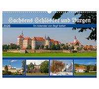 Saxony's castles and palaces UK-Version (Wall Calendar 2026 DIN A3 Landscape), CALVENDO 12 Month Wall Calendar