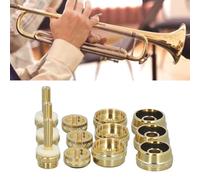 Saxophone Accessoires, Capot et Tige de klaxon pour kit deRéparation de Klaxon, Saxophone Bouton de Doigt de Valve de Trompette, 12PCS Petit Bouton de Doigt de Valve