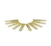 Saxophone accessories 10Pcs/ Box Bb Soprano Saxophone Reeds Durable Sax Reeds Strength 2.5 Woodwind Musical Instrument Parts Accessories