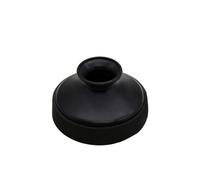 Saxophone accessories Alto Saxophone Silencer Woodwind Musical Instrument Accessories Round Light-Weight ABS Mute Dampener For Alto Sax (Color : Bk)